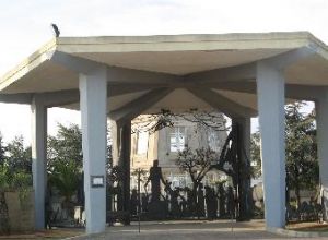 Nuovo cimitero del capoluogo - Prospetto frontale - Entrata